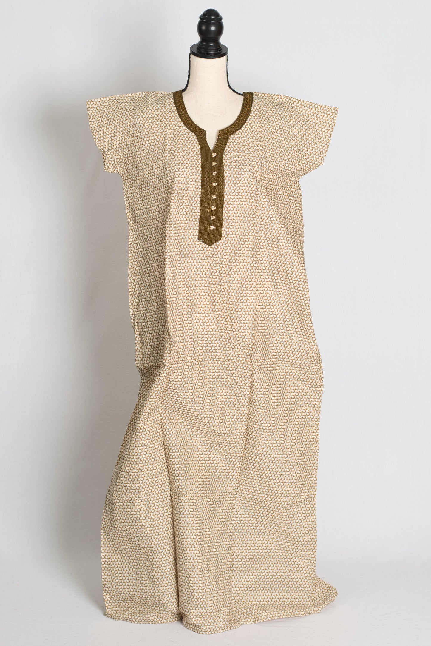 Printed Brown Pure Cotton Nightwear in Regular Size image 1