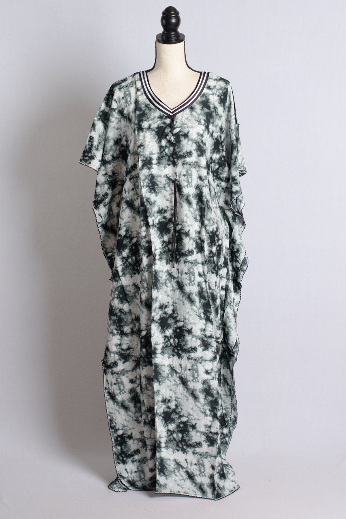 Premium Quality Shibori Designer Rayon Ladies Indian Kaftan Nightwear image 1