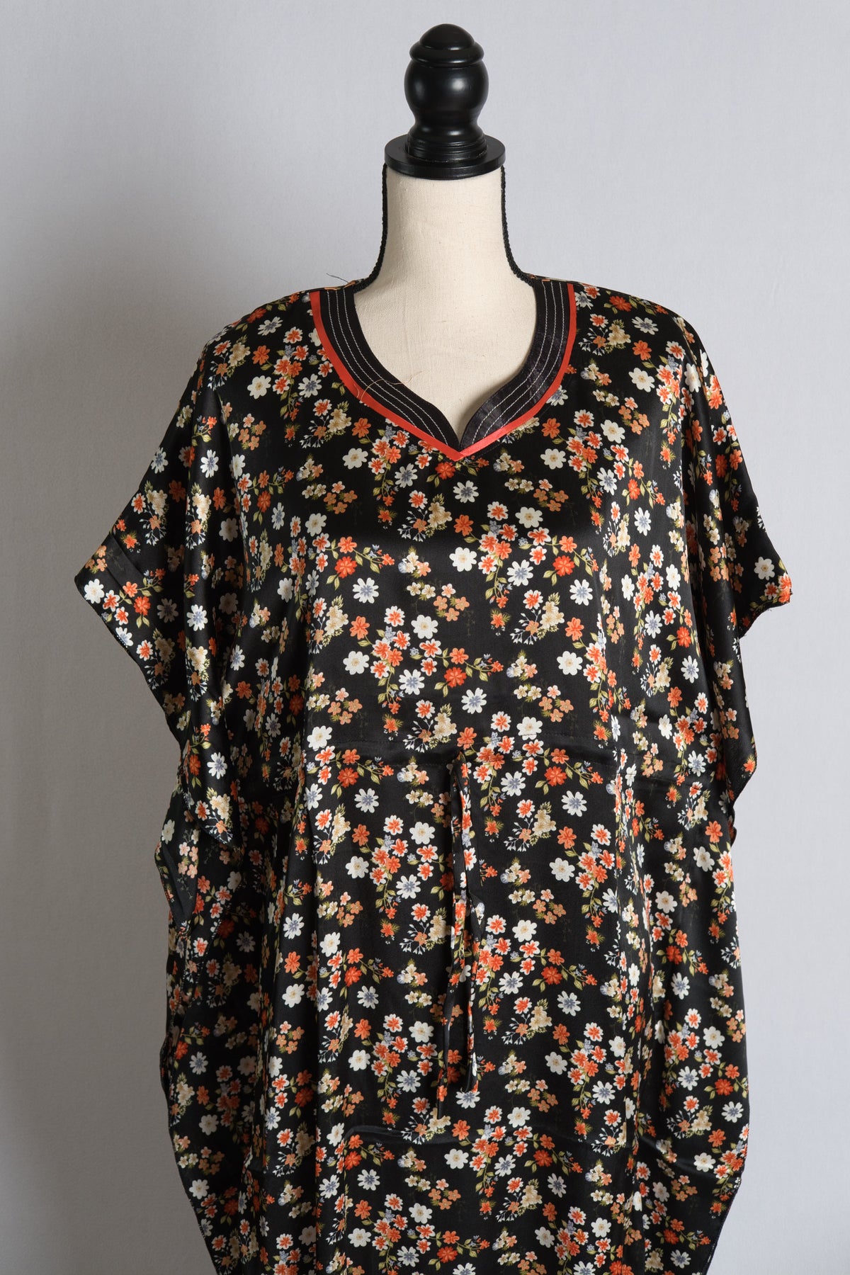 Ladies Indian Satin Kaftan Nightwear in Standard Size image 1