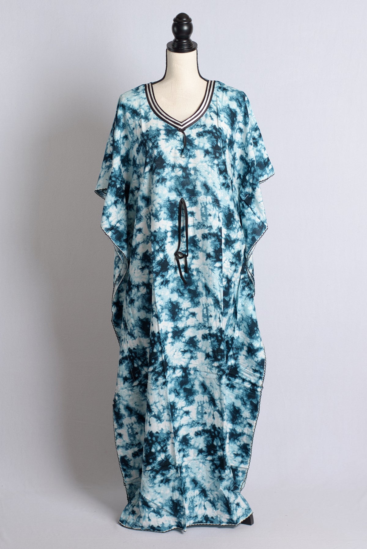 Premium Quality Shibori Designer Rayon Ladies Indian Kaftan Nightwear image 1