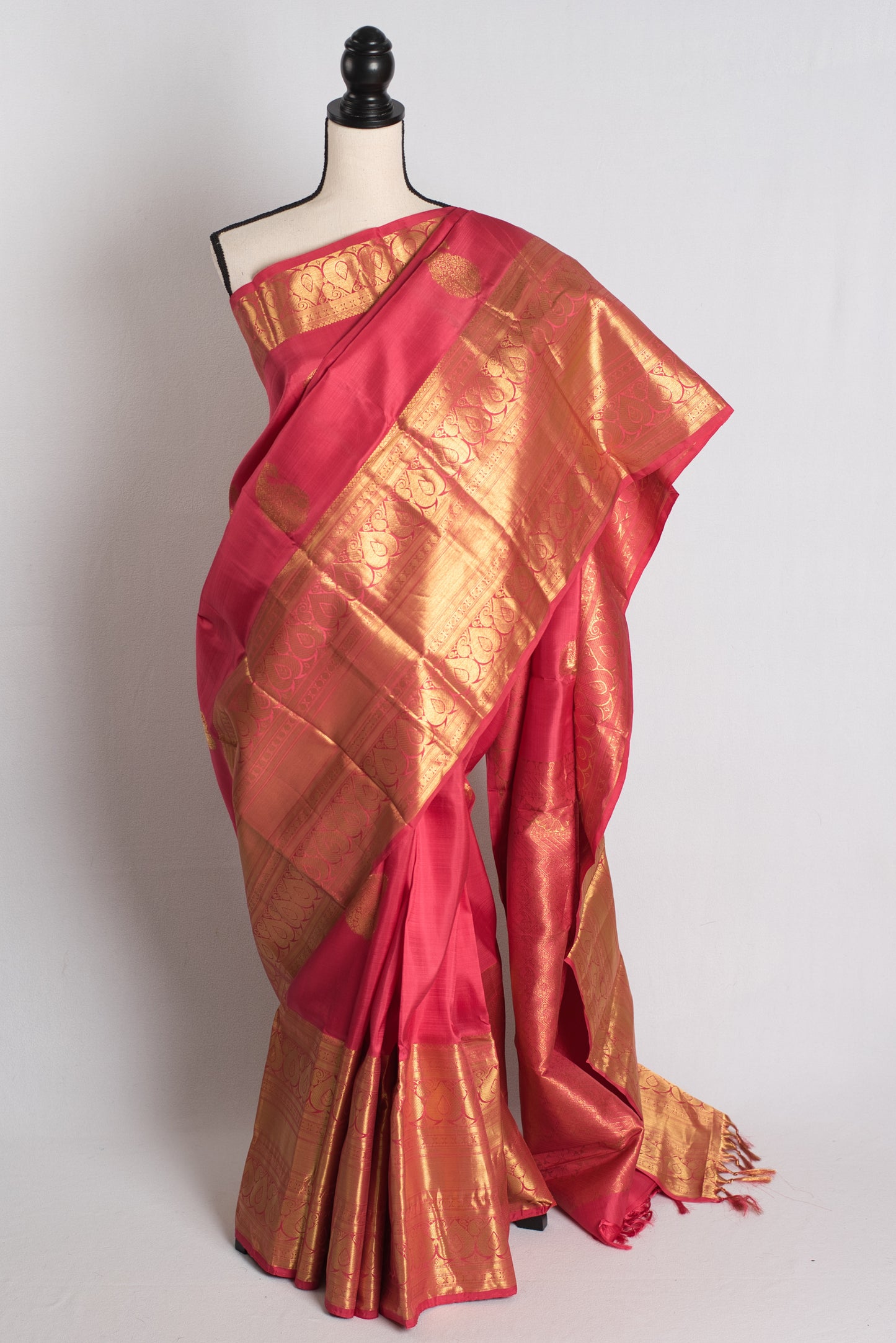 Petal Pink : Silk Mark Certified Handwoven Kanjivaram Silk Saree image 0