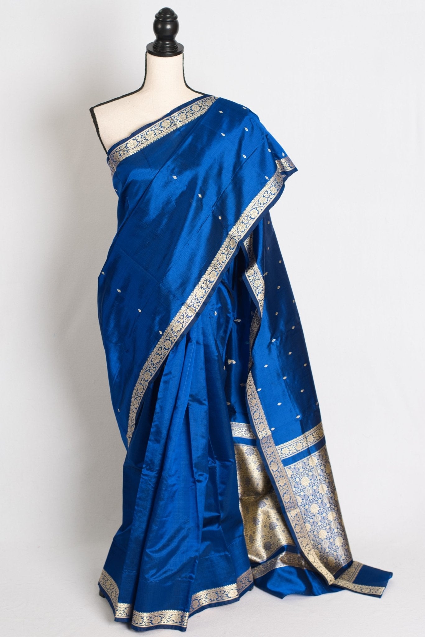 Blue Saris - Saree Mandi