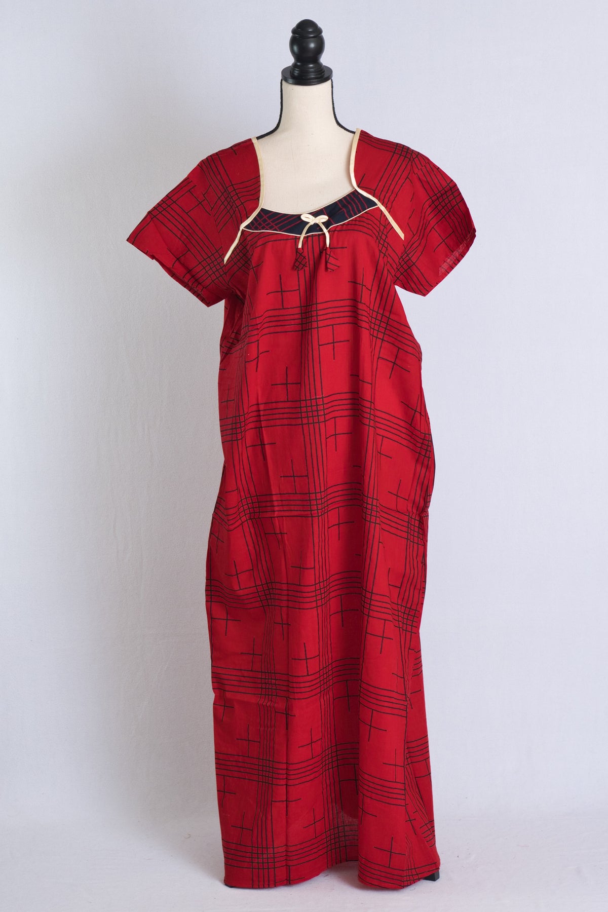 Long Pure Cotton Ladies Indian Nightwear in Standard Size image 0