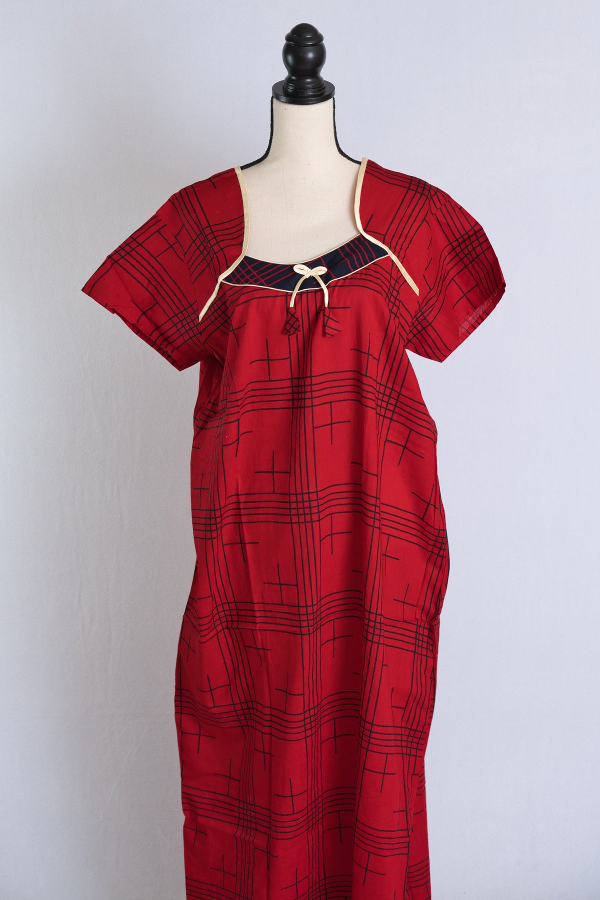Long Pure Cotton Ladies Indian Nightwear in Standard Size image 1