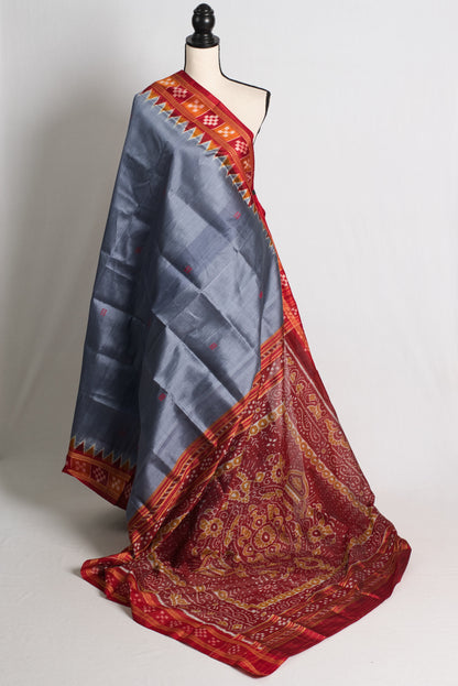 Silk Mark Certified Pasapalli Border Odisha Silk Saree