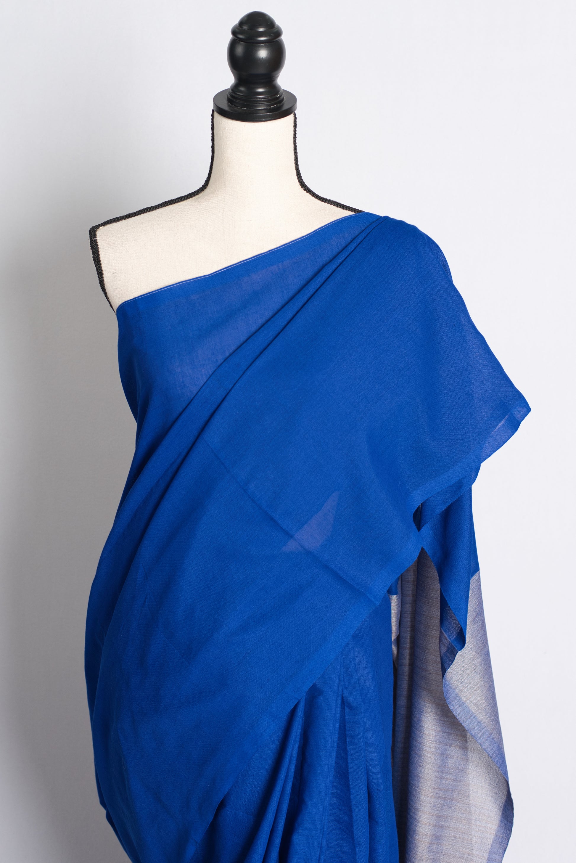 Soft Cotton Saree Saree in Royal Blue