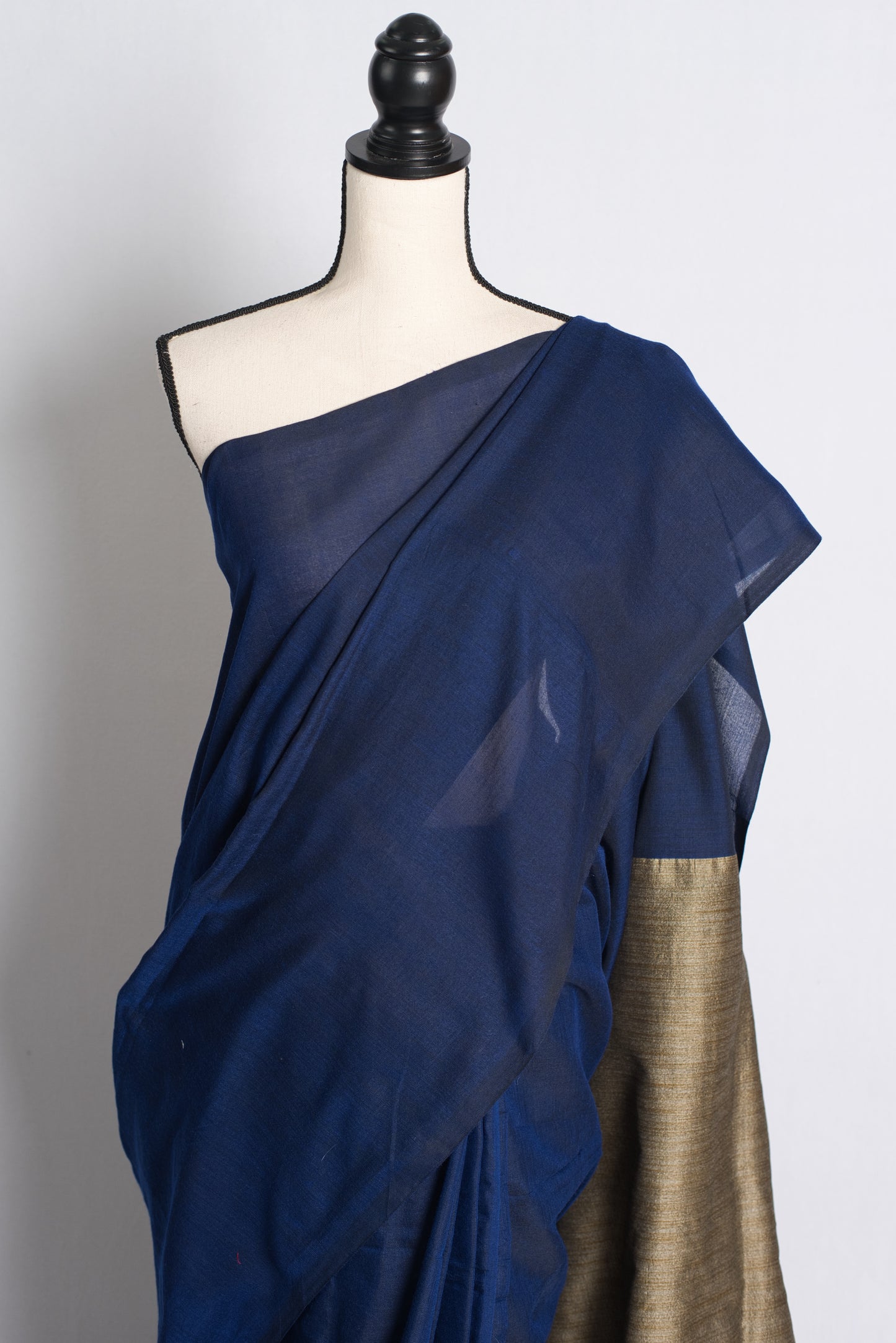 Soft Cotton Saree Saree in Dark Blue