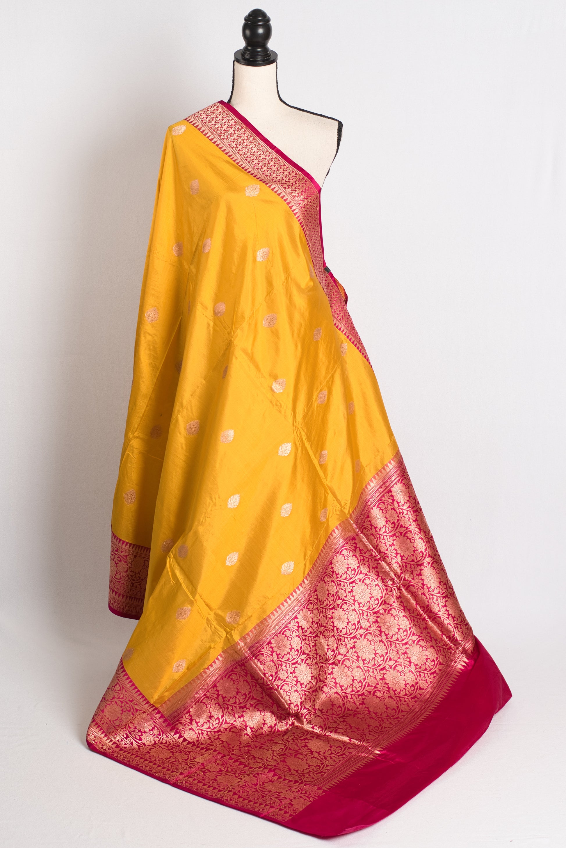 Silk Mark Certified Katan Banarasi Saree - Wedding Silk Collection.