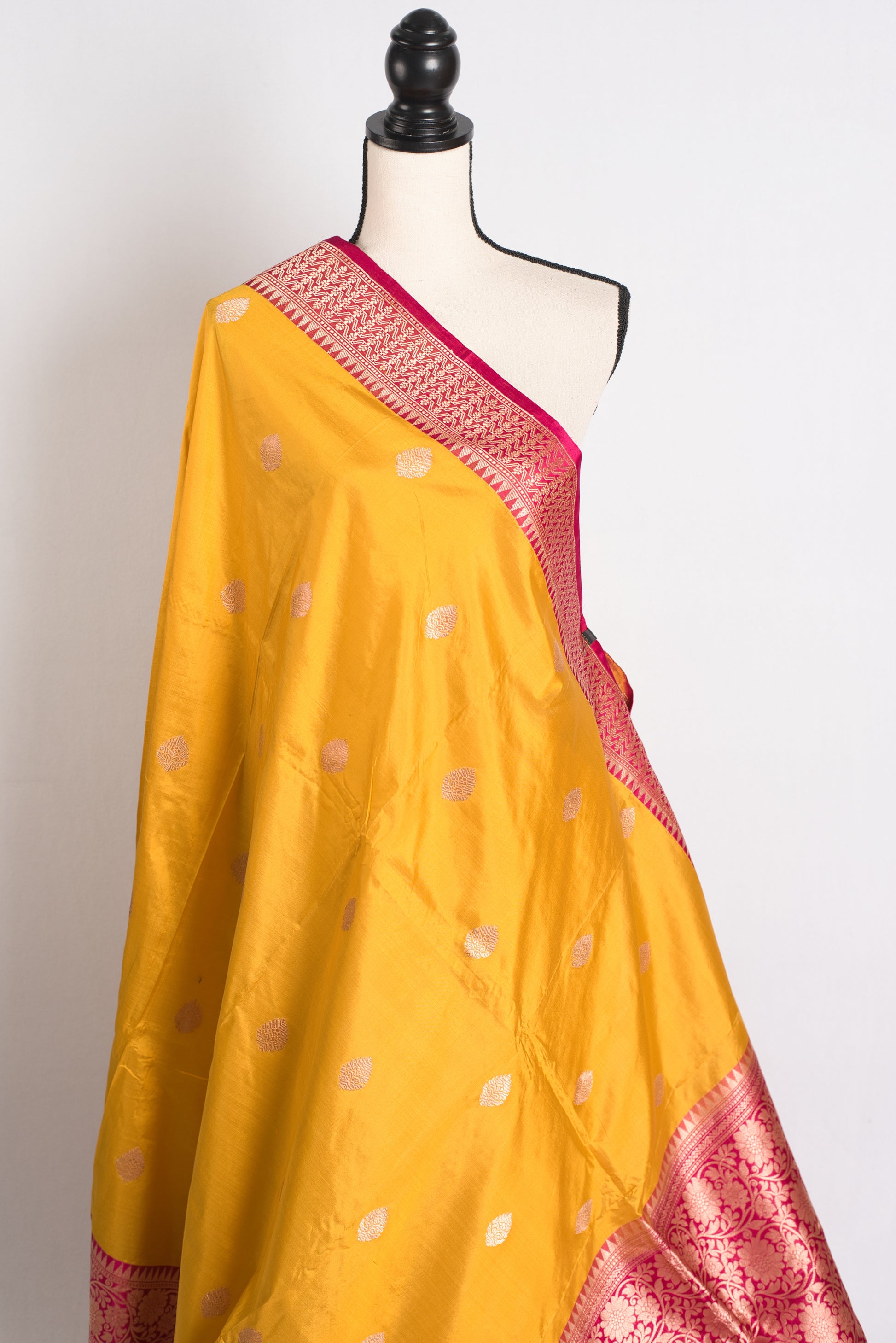 Silk Mark Certified Katan Banarasi Saree - Wedding Silk Collection.
