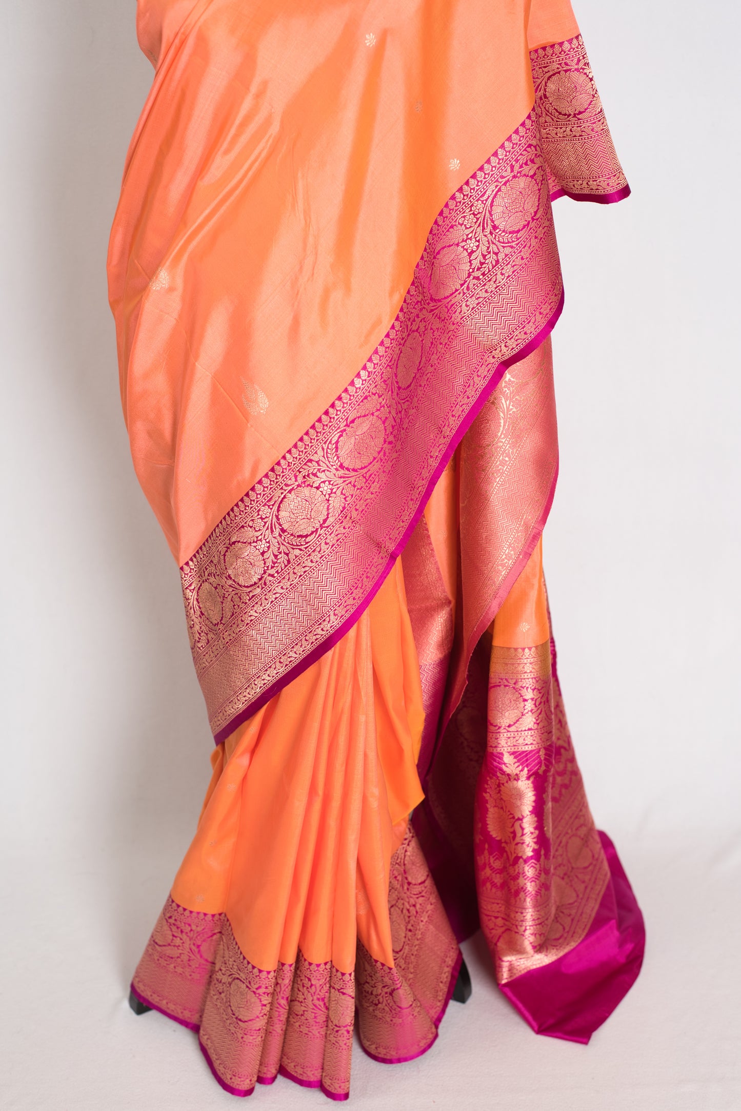 Banarasi Silk Saree with 36 Size Stitched Blouse Pic 6