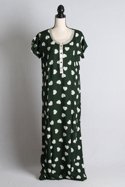 Long Pure Rayon Ladies Indian Nighty image 1
