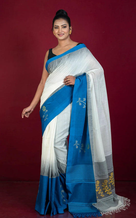 Premium Quality Soft Cotton Saree - Bengali Saree Collection.