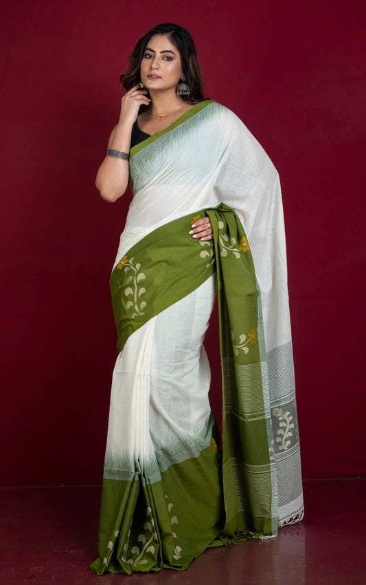 Premium Quality Soft Cotton Saree - Bengal Saree Collection.