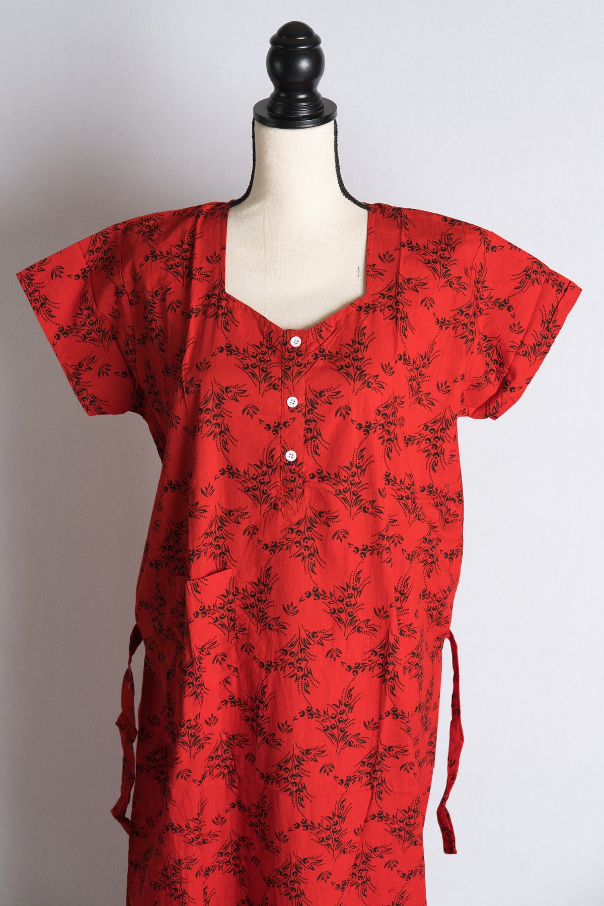 Pure Cotton Printed Ladies Long Indian Nightwear Gown image 0