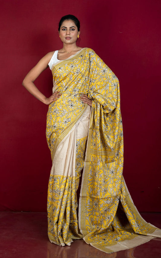 Premium Quality Hand Embroidery Kantha Work Saree - Kantha Collection.